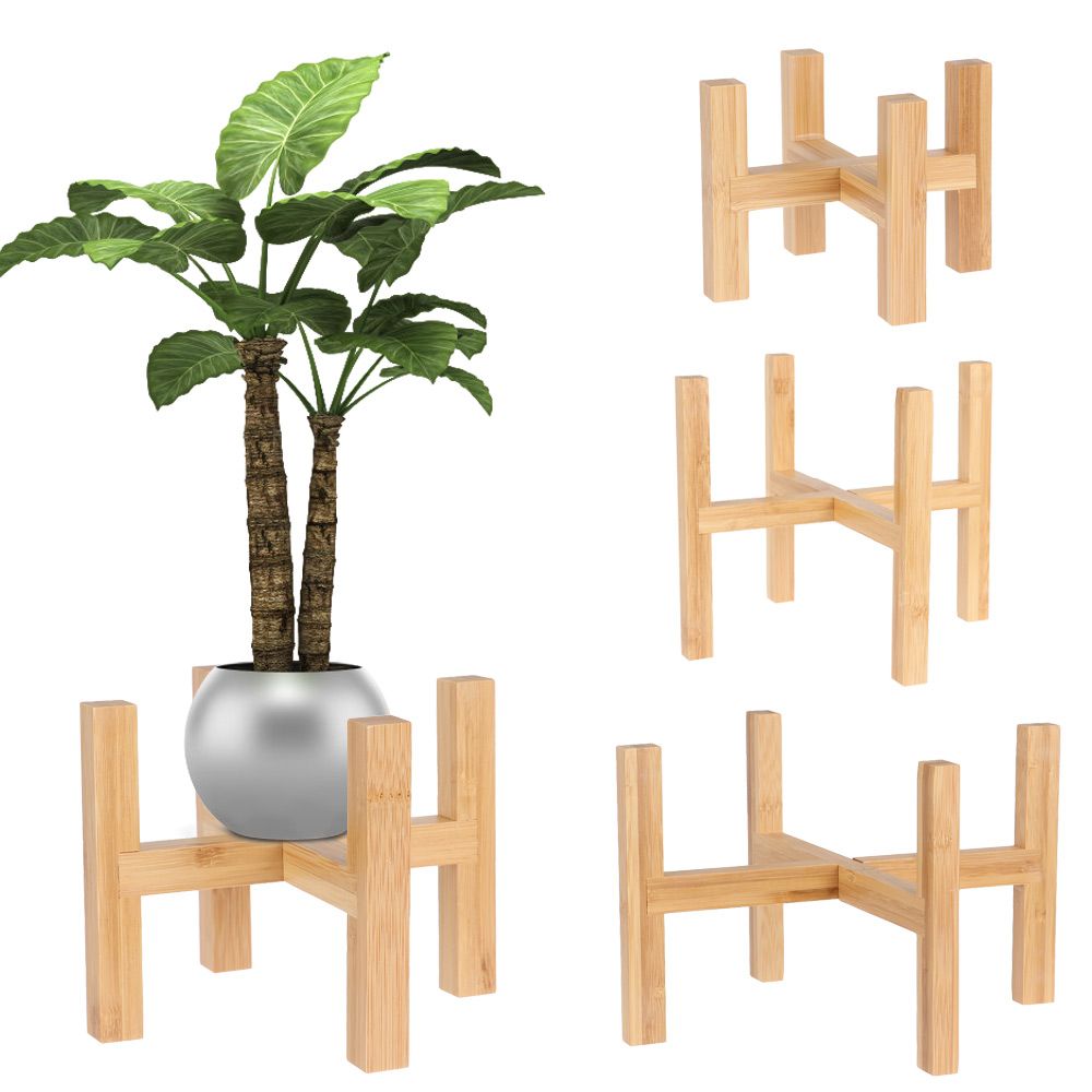 Bonsai Garden Display - بونساي عرض موقف صواني الخيزران الطابق
