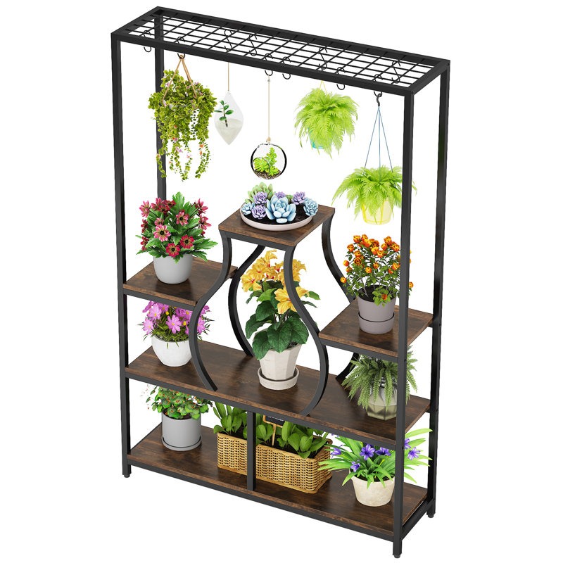 رف معلق للزهور لتزيين الحدائق  - مراجعة Bonsai Garden Display وسعره
