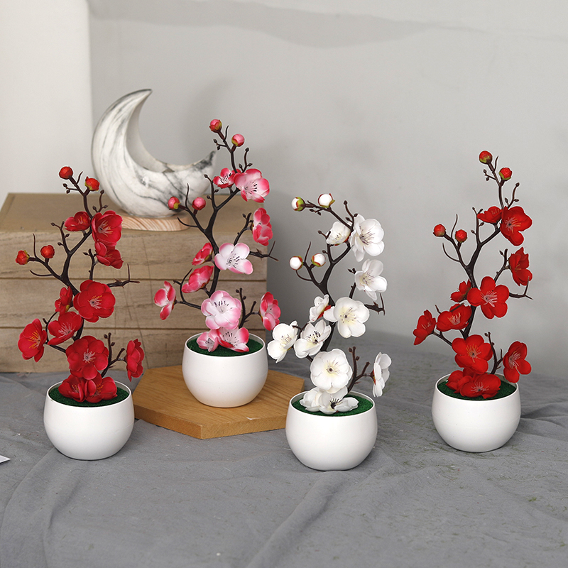 عيد الميلاد وهمية الأخضر فروع  - مراجعة Bonsai Garden Home وسعره