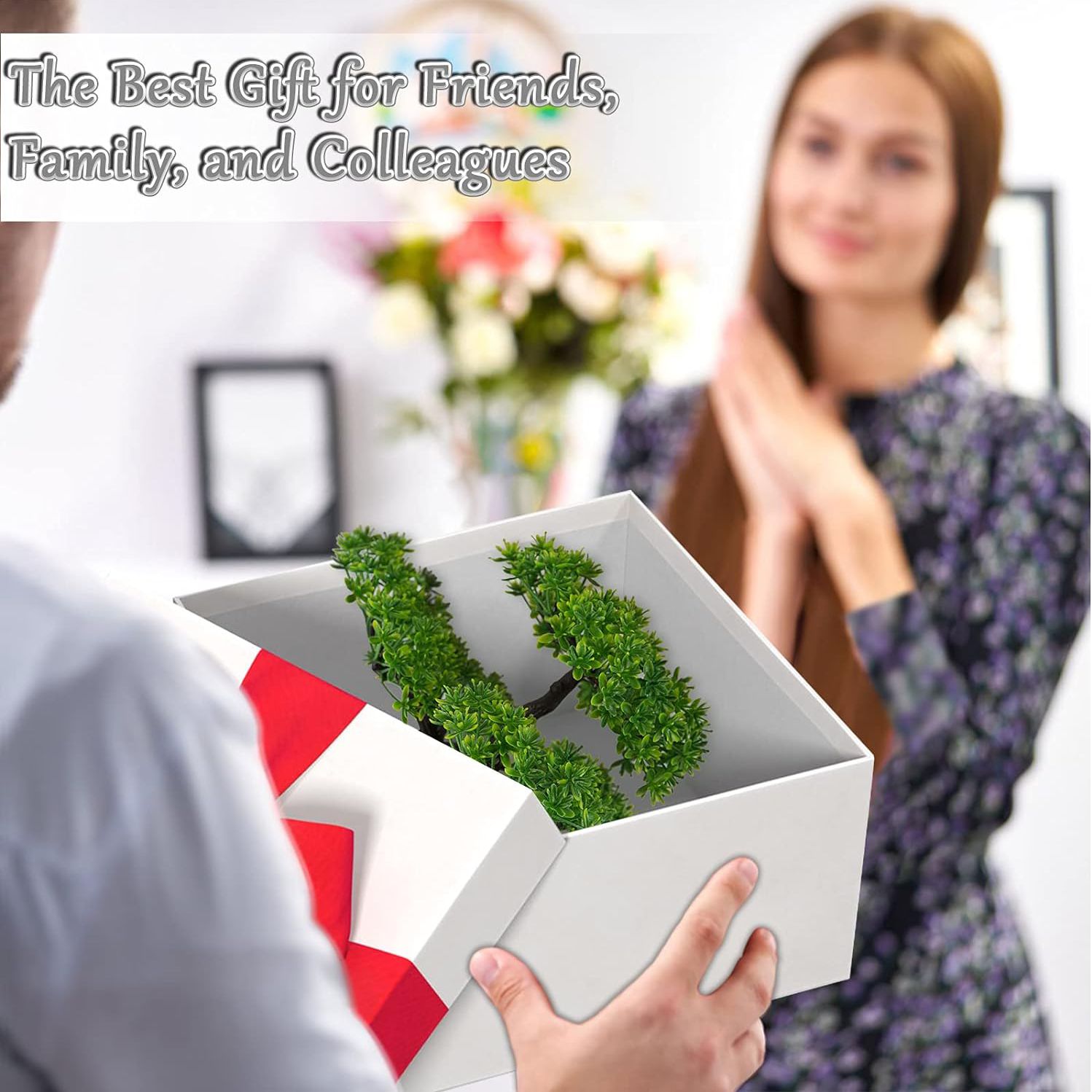 1 قطعة نباتات اصطناعية خضراء ب - مراجعة Bonsai Garden Home وسعره