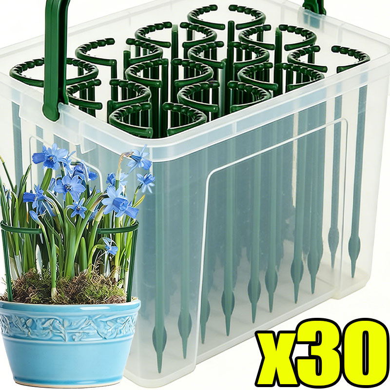 30-1 قطعة دعامة نباتات بلاستيك - مراجعة Bonsai Garden Accessories وسعره